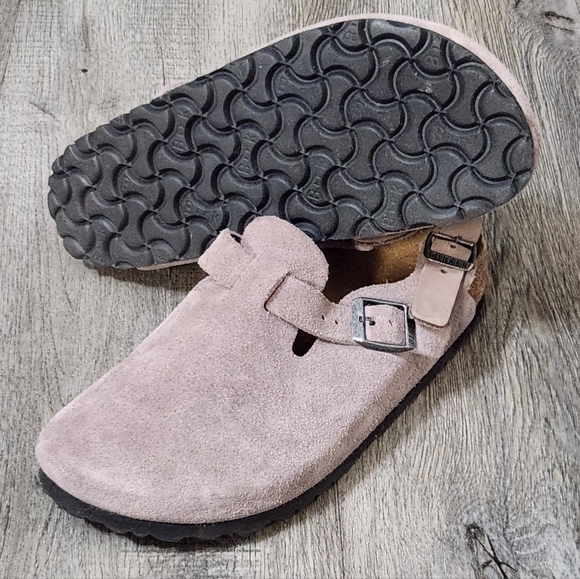 Birkenstock  Tokio Suede Leather  Faded-Purple - Picture 11 of 15